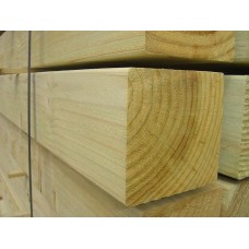 Softwood Planed & Treated Fence Posts 100mm x 100mm - Green Treated